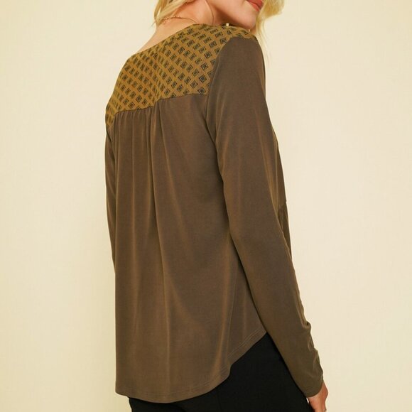 MYSTREE MIX MEDIA HENLEY TOP - Picture 5 of 8